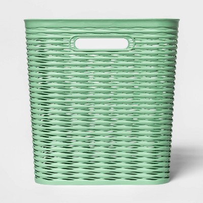 11" Wave Cube Basket Crisp Green - Room Essentials™