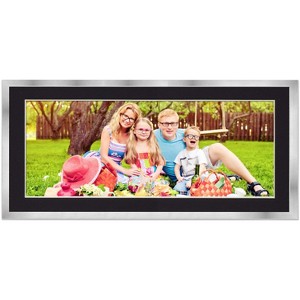 PosterPalooza | Metallic Silver with Black Photo Mat, UV Acrylic, Foam Board Backing, 60 Sizes Available - 1 of 4