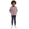 Andy & Evan  Kids Pink Plaid Shacket - image 2 of 4