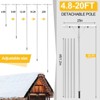 SKONYON 20ft Snow Rake Outdoor Roof with Anti-Skid Handle - 3 of 4