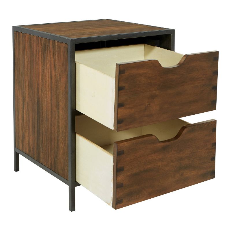 Clermont Office Cabinet Walnut - OSP Home Furnishings, 5 of 8