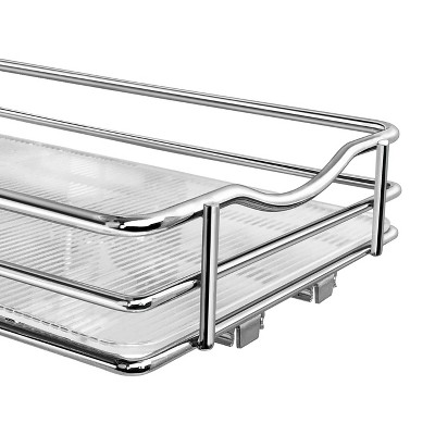 Lynk Professional Slide Out Spice Rack Upper Cabinet Organizer - 6" Wide: Chrome-Plated Kitchen Storage, Pull Out System — фото 2