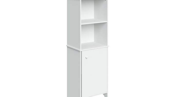 Linen Cabinet with Open Cubbies White - RiverRidge Home, 2 of 10, play video