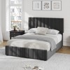 Bed Frame, Platform Bed with 4 Storage Drawers - Adjustable Headboard, Wooden Slats Support, No Box Spring Needed - 2 of 4