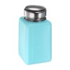 Unique Bargains Plastic Makeup Remover Nail Polish Push Down Alcohol Dispenser Bottles 6.7oz Blue - 3 of 4