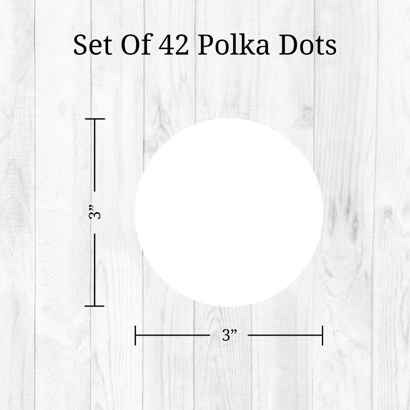 Polka Dots Kids&#39; Wall Decor White - Decalcomania, 2 of 9