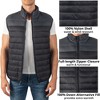 Alpine Swiss Clark Mens Puffer Vest Down Alternative Water Resistant Packable Outerwear Zip Up Pockets Warm Versatile Layer - 3 of 4