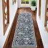 Acekool Modern Area Rug, Washable Low Pile Non Slip Soft Foldable Carpet Mat for Living Room Bedroom Office, Easy Care - 2 of 3