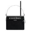 Sangean® PR-D6 Retro AM/FM Portable Analog Radio with Strap in Black - 3 of 4