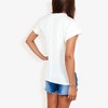 Anna-Kaci Women's Striped Knit Top with Crew Neck and Short Sleeves, Casual Loose Fit Comfortable Blouse - 2 of 4