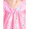 Casual Nights Women's Short Sleeve Muumuu Lounger Dress - 4 of 4