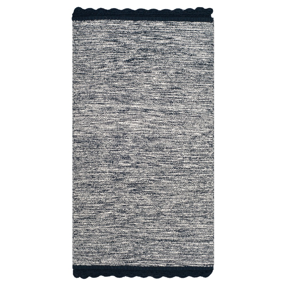 Navy Spacedye Design Woven Accent Rug 3'x5' - Safavieh