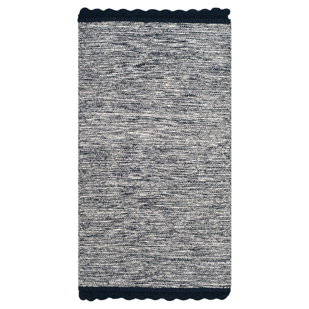 Navy Spacedye Design Woven Accent Rug 3'x5' - Safavieh