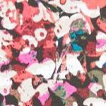 classic red blooming floral