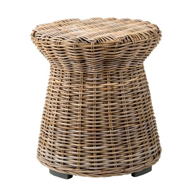 Akiman Rattan Accent Table - East At Main