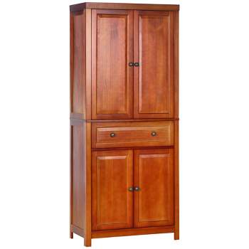 HOMCOM 72” Tall Colonial Style Free Standing Kitchen Pantry Storage Cabinet,  1 Unit - Kroger