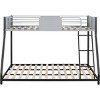 Streamdale Twin over Full Metal Bunk Bed: Noise-Reduced, Safety Guardrail, CPC Certified - 3 of 4