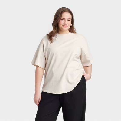 Women's Oversized Short Sleeve T-Shirt - A New Day™