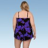 Aqua Green, Women's Keyhole Blouson Romper - 3 of 3