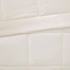 Sapphtopaz Oversized Down Alternative Blanket, 3M Scotchgard Embossed Polyester Throw Blanket with Satin Trim, 90x96" Full/Queen Blanket for Bed - 2 of 4