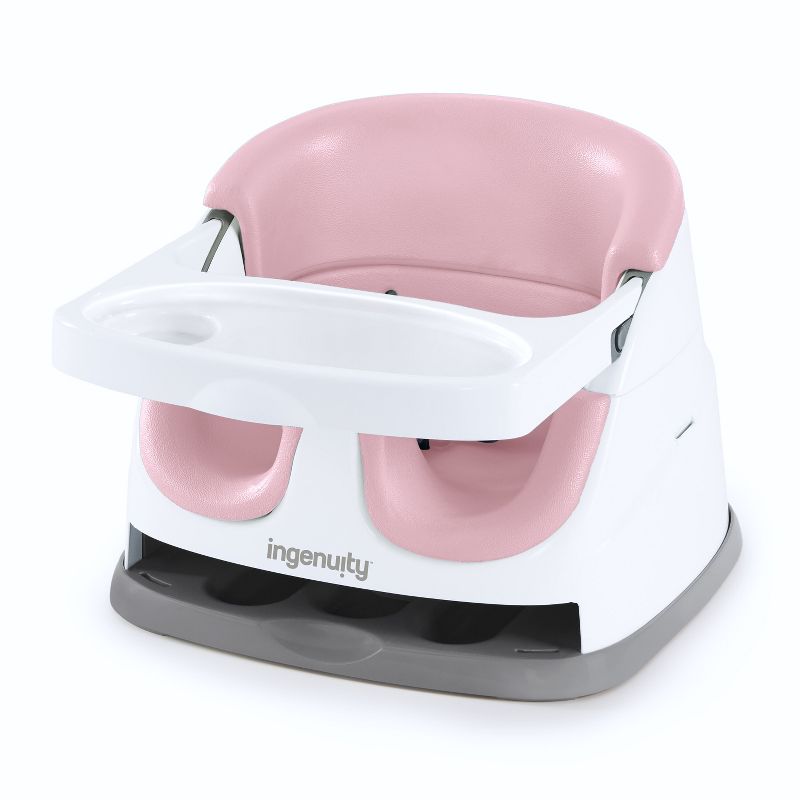 Ingenuity Baby Base 2-in-1 Booster Feeding and Floor Seat with Self-Storing Tray, 1 of 23