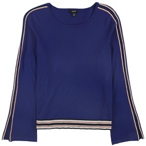 Alfani Womens Striped Bell Sleeve Pullover Sweater - 1 of 1