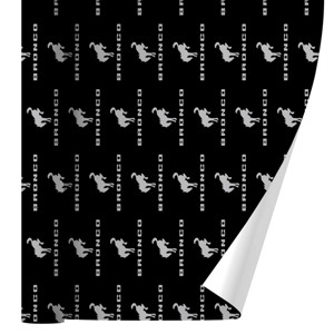 Ford New Bronco Logo Gift Wrap 30" x 72" - 1 of 4