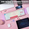 MaseiKar Wireless Mechanical Keyboard, Full Aluminum CNC, 65% Knob Control, Bluetooth/2.4G/Wired, Hot Swappable Pre-lubed Switches - 4 of 4