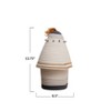 Storied Home Cotton Rope Basket with Lid and Embroidery - 2 of 4