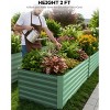 Galvanized Raised Garden Bed,Deep Root Planter Box for Vegetables,Flowers,Herbs-Large Metal Raised Garden Bed Kit Outdoor - 4 of 4