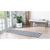 Unique Loom    Decatur Trellis Area Rug - 3 of 4