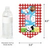 Big Dot of Happiness 1st Birthday Farm Animals - Barnyard First Birthday Party Bunting Banner - Party Decorations - Happy 1st Birthday - 2 of 4