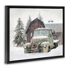 Stupell Industries Winter Rural Vintage Truck & Barn, 31" x 25" - 3 of 4