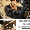 LAOTIES Soft Sided Pet Carrier for Cats And Small Dogs,Airline Approved,Collapsible And Ventilated with Safety Zippers (17"x12"x12") - 3 of 4