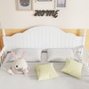 Hrinhom Full Size Bed,Wood Full Platform Bed with Headboard and Footboard-Grey - 4 of 4