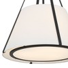 Crystorama Lighting Fulton 3 - Light Pendant in  Black - 3 of 4