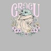 Juniors Womens Star Wars The Mandalorian Grogu Flower Child T-Shirt - 2 of 4