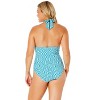 Women's Ripple Geo Halter One Piece Swimsuit - image 2 of 4