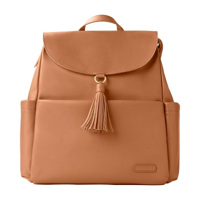 Camel Leather Convertible Backpack 2.0