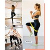 FURNIinspire 6 Pairs Pilates Stockings Toes Home Pilates Socks for Women Non Slip Grippers Yoga Crew Socks Barre, Multicolored, 7.41"*0.39"*0.39" - 3 of 4