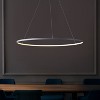 JONATHAN Y Brice Modern Contemporary Metal Round Dimmable Integrated LED Pendant - 3 of 4