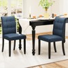 Tangkula 2PCS Tufted Dining Chairs Upholstered Kitchen Armless Side Chairs w/Padded Seat - 4 of 4