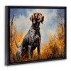 Stupell Industries Brown Bird Hunting Dog Floating Frame Canvas Art - 2 of 4