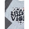 Women's Wo's Baseball Vibes Raglan Striped Sleeves Top - Southern Grace S - 2 of 2