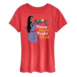 Women's - Disney - Strong Heart Bright Spirit Short Sleeve Graphic T-Shirt - 1 of 4