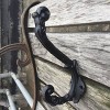 Phiestina Vintage Style Cast Iron Wall Coat Hooks - Black - 3 of 4