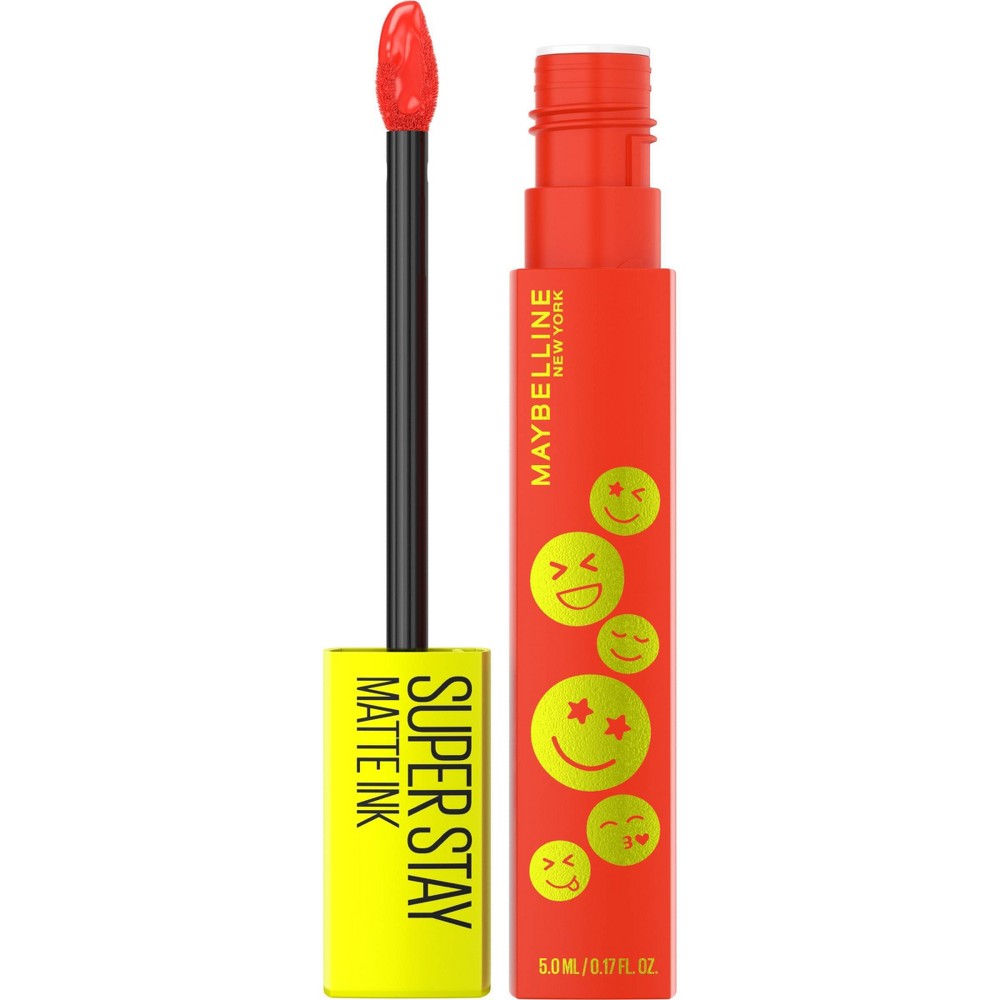 Photos - Lipstick & Lip Gloss Maybelline Super Stay Matte Ink Moodmakers Collection Liquid Lipstick - 440 Pleasure-Seeker - 0.17 fl oz 