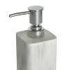 LunaLulinlk Faux Marble Resin Soap Pump, White - 3 of 4