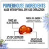 Premium Blackseed Oil 1000mg - Pure Nigella Sativa Black Seed with Thymoquinone & Vegan for Skin & Immune Support - 60 Softgels By Hello Lovely! - 3 of 4