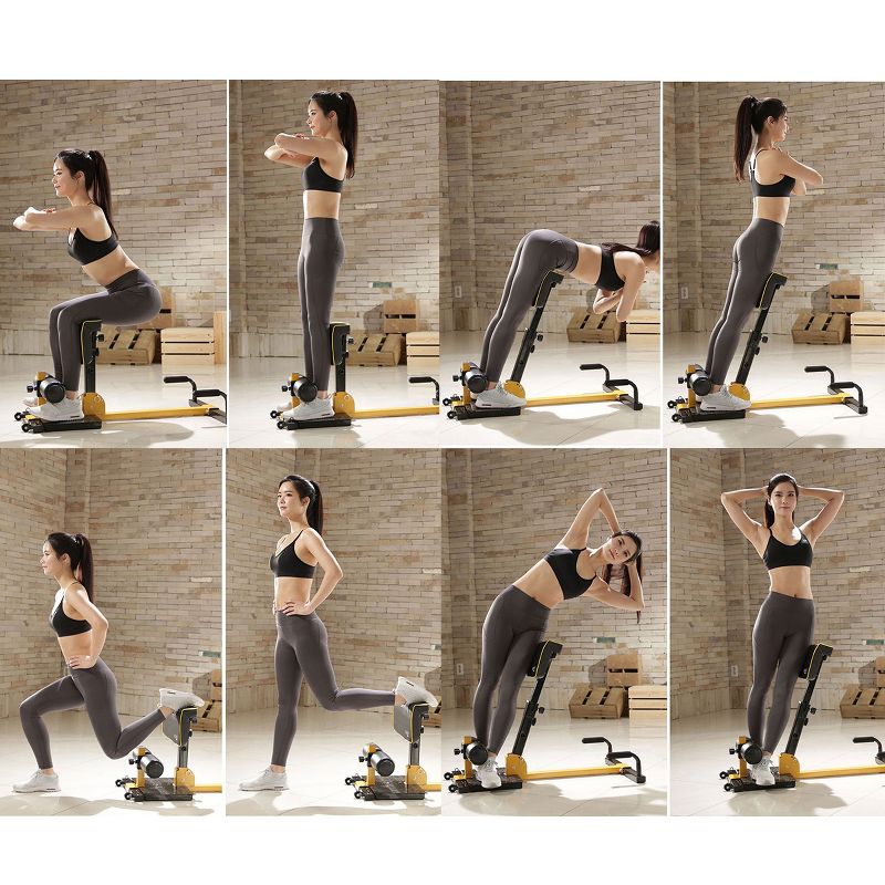 Gpolus 8-in-1 Multifunctional Squat Machine Deep Sissy Squat Home Gym Fitness Equipment, 5 of 11